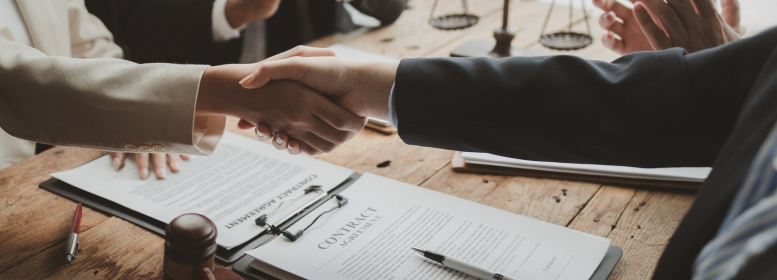 Law firm client consultation