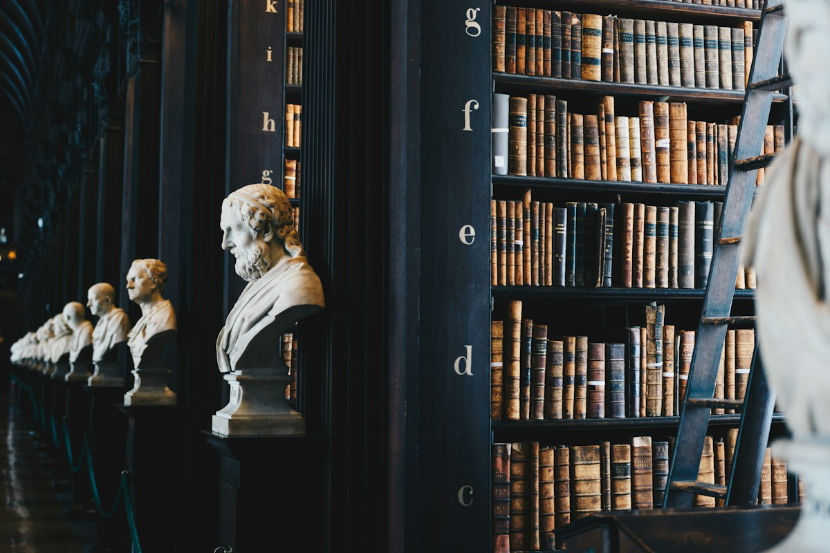 Law library interior